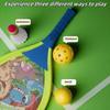 Bambini Principianti Racchetta Pallina Ragazzi e Ragazze Racchetta Pallina Badminton Tennis Allenamento Sport all'Aperto Giocattolo Ideale Racchetta Regalo