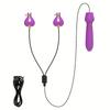 10 Modes Nipple Clamps G Spot Vibrator Breast Clips for Women Nipple Clitoral Stimulator Massager Adult Goods Sex Toy for Couple