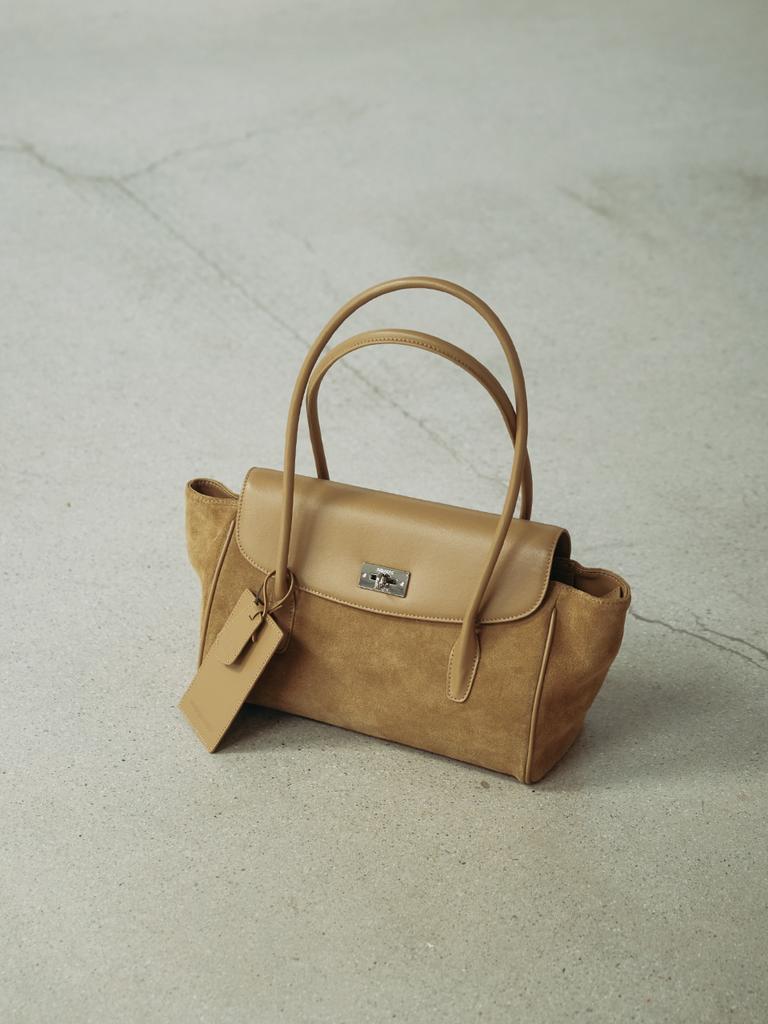 Komorebi Museum Signature Frame Tote & Shoulder Bag_Leather Black L B18-1