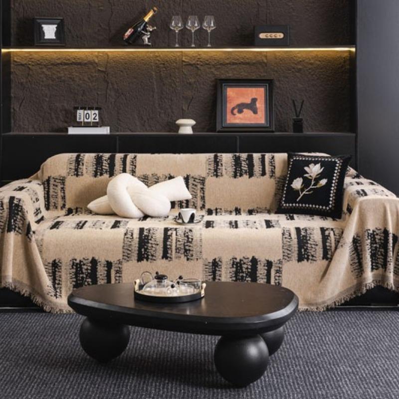 

Simple new dust-proof sofa towel, universal atmosphere in all seasons, sofa blanket, anti-cat scratch, oversized sofa cover 180*130