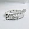 Personality Star Hollowed Pin Buckle Retro Jeans Belt Korean Style Wide Metal Buckle Belts Harajuku Y2k Denim Belt Lady