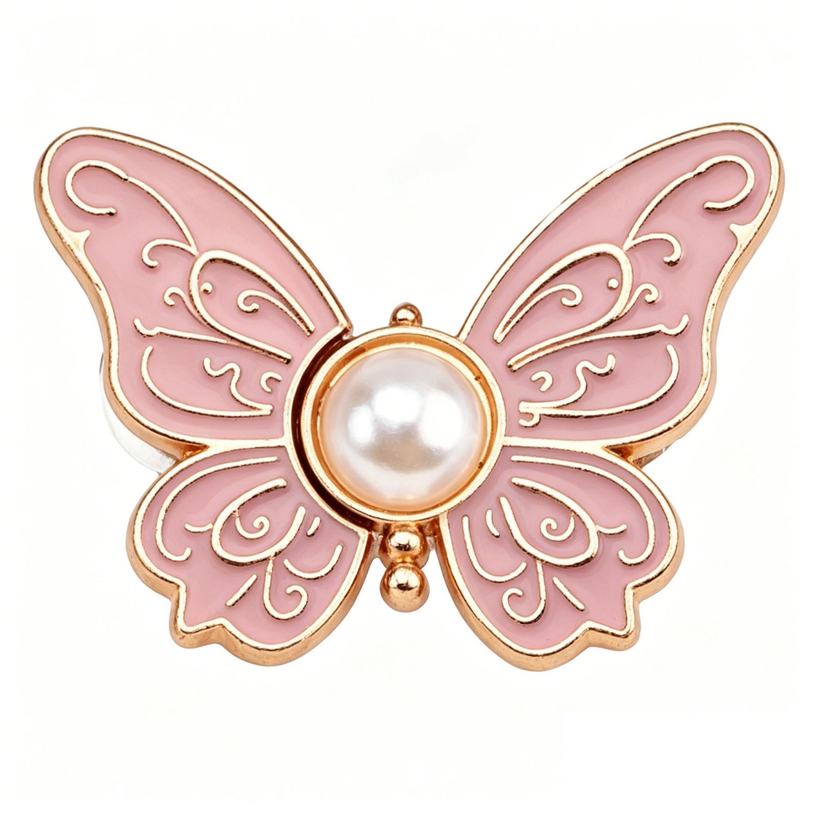 

Pant Waist Tightener Flower Buttons Pins For Loose Jeans One Size рожевий