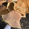 Summer Fashionable Unisex Straw Hat With Bow And Casual Style For Beach Days