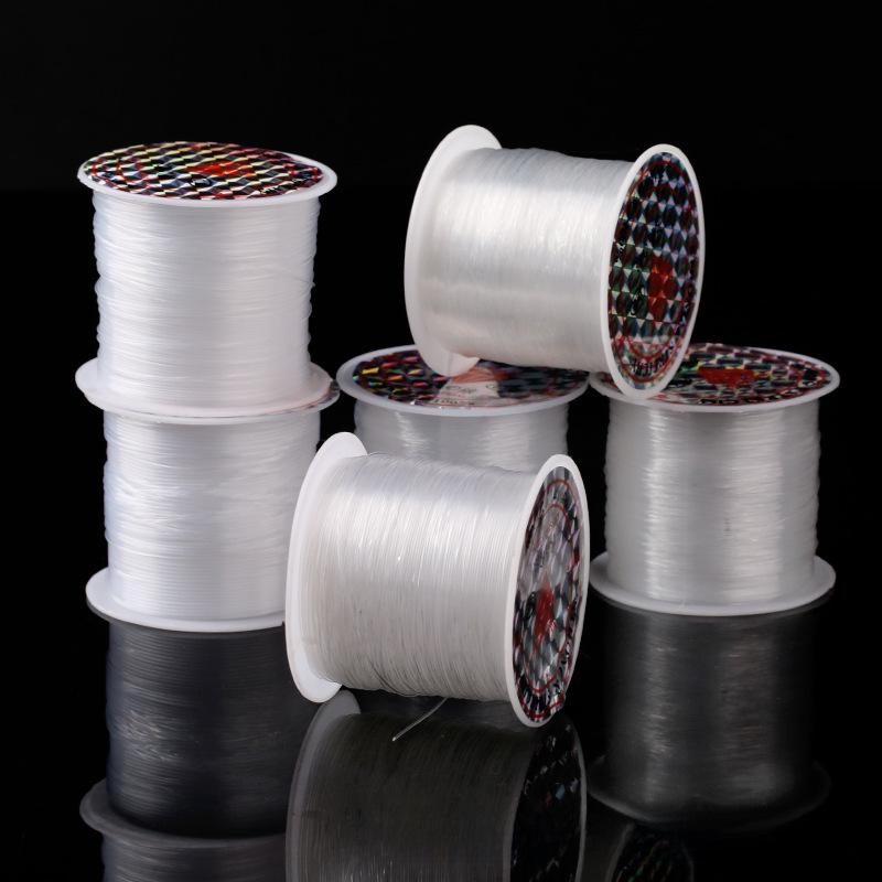 Прозрачная леска для самостоятельного изготовления украшений - неэластичный аксессуар для бисероплетения