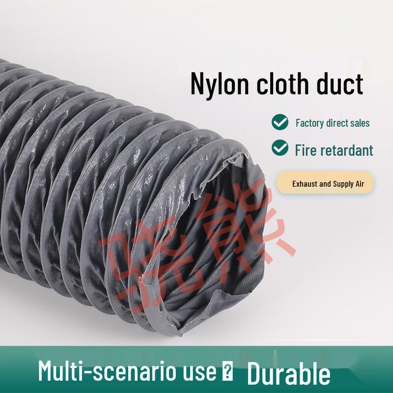 Xiaoxiong High-Temperature Nylon Ventilation Exhaust Hose 100mm x 10m