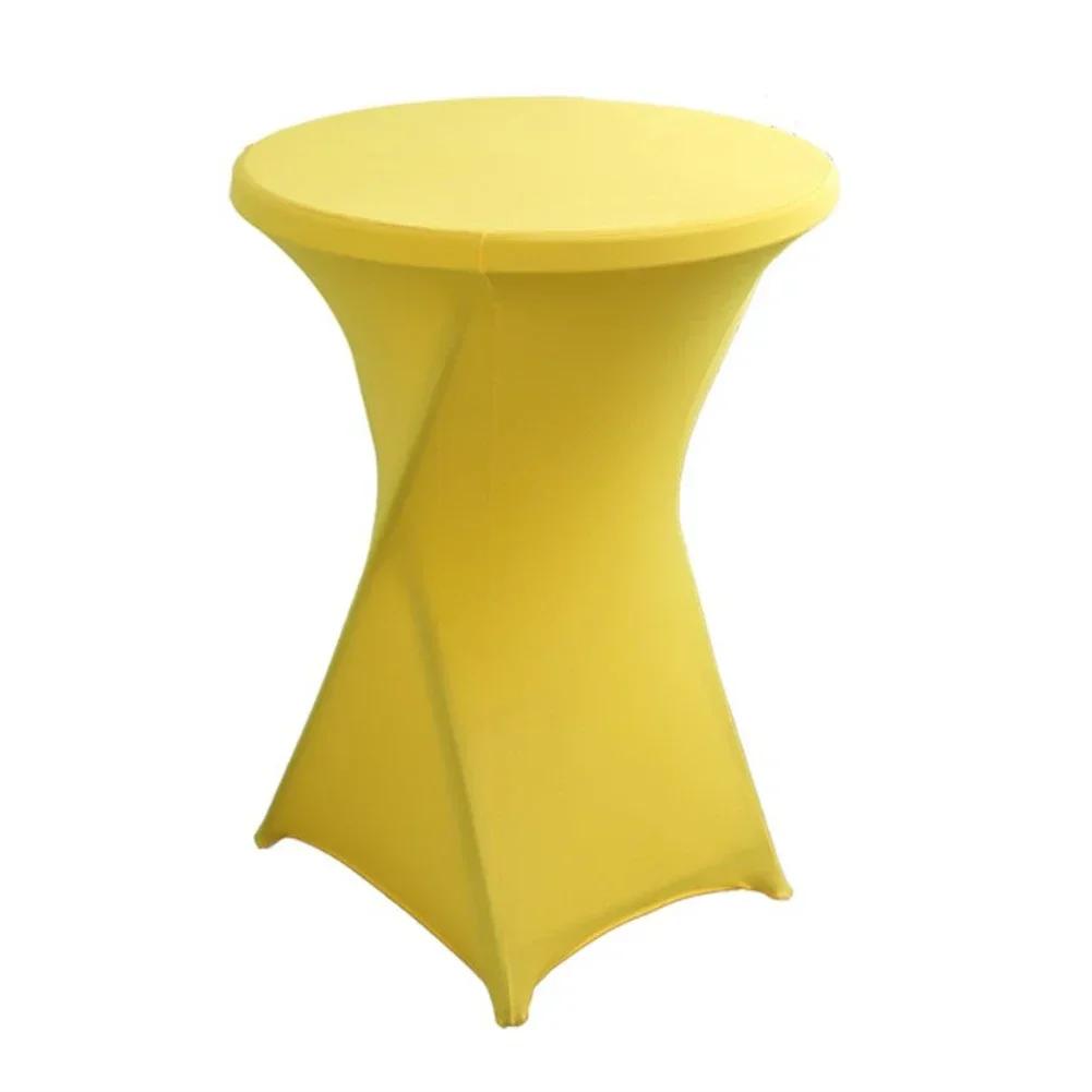 Vier-Wege-Spann-Tischdecke für Hochzeit und Geburtstagsfeier, Bar und Restaurant, Verkaufsstand, 80 cm Durchmesser