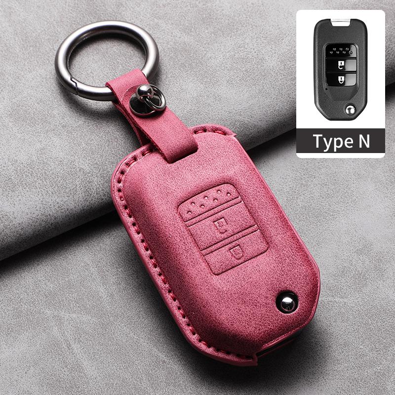 For Honda Accord Civic City Fit HR-V XR-V Folding Flip 2/3 Buttons Car Remote Key Case Cover Protection Shell Keychain Accessori
