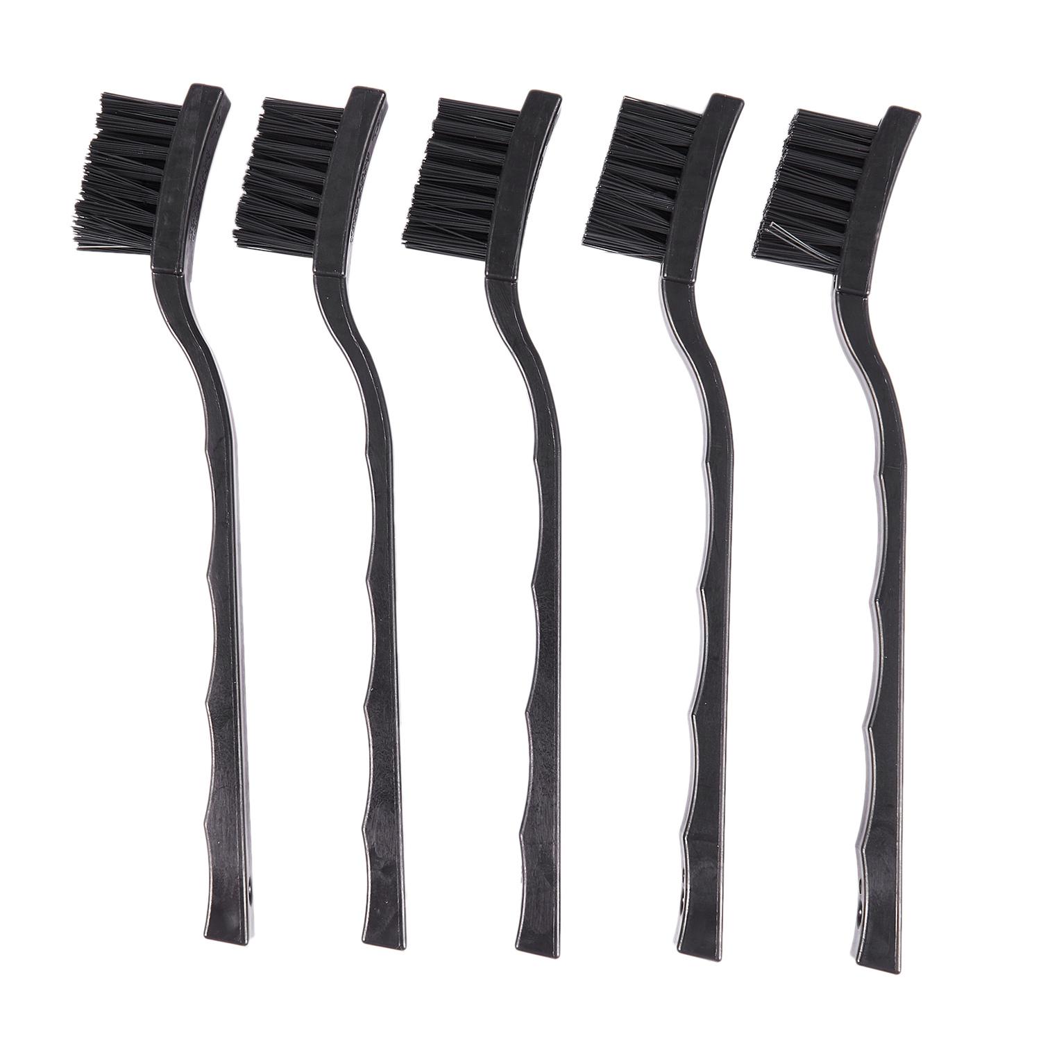 

A60Z5 Pcs Black Non Slip Handle PCB Rework ESD Anti Static Dust Brush 17Cmmay чорний