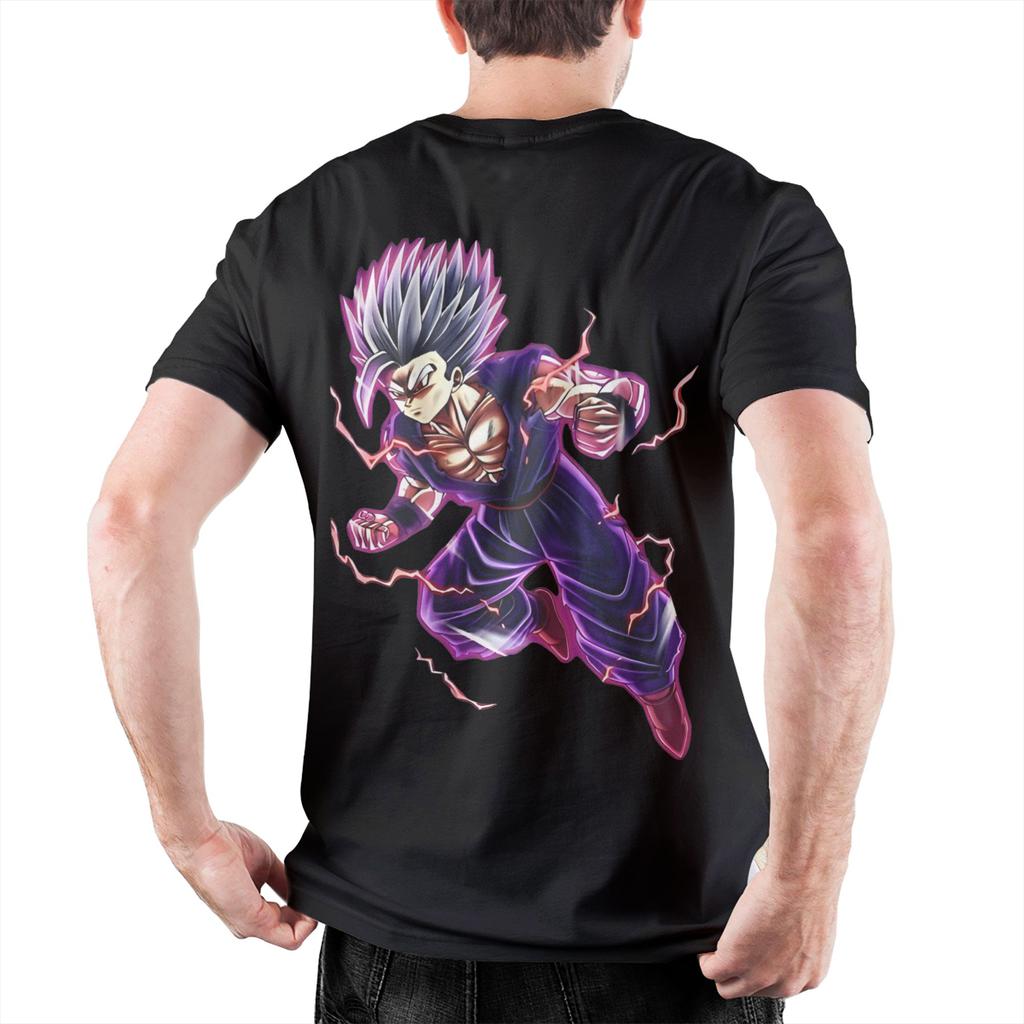 Dragon Ball Gohan Beast T Shirts Men Women Cotton Novelty T-Shirt Crewneck Tees Short Sleeve Tops Plus Size