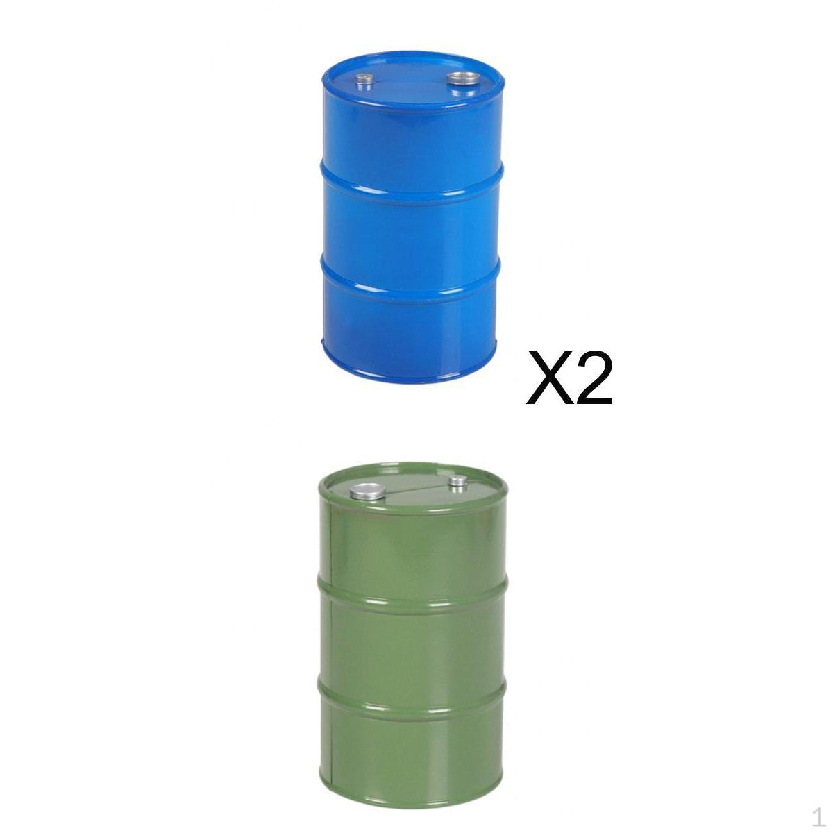 

Darling Baby 3X Oil Drums for 1/10 SCX10 90047 CC01 D90 D110 TF2 TRX4 KM4