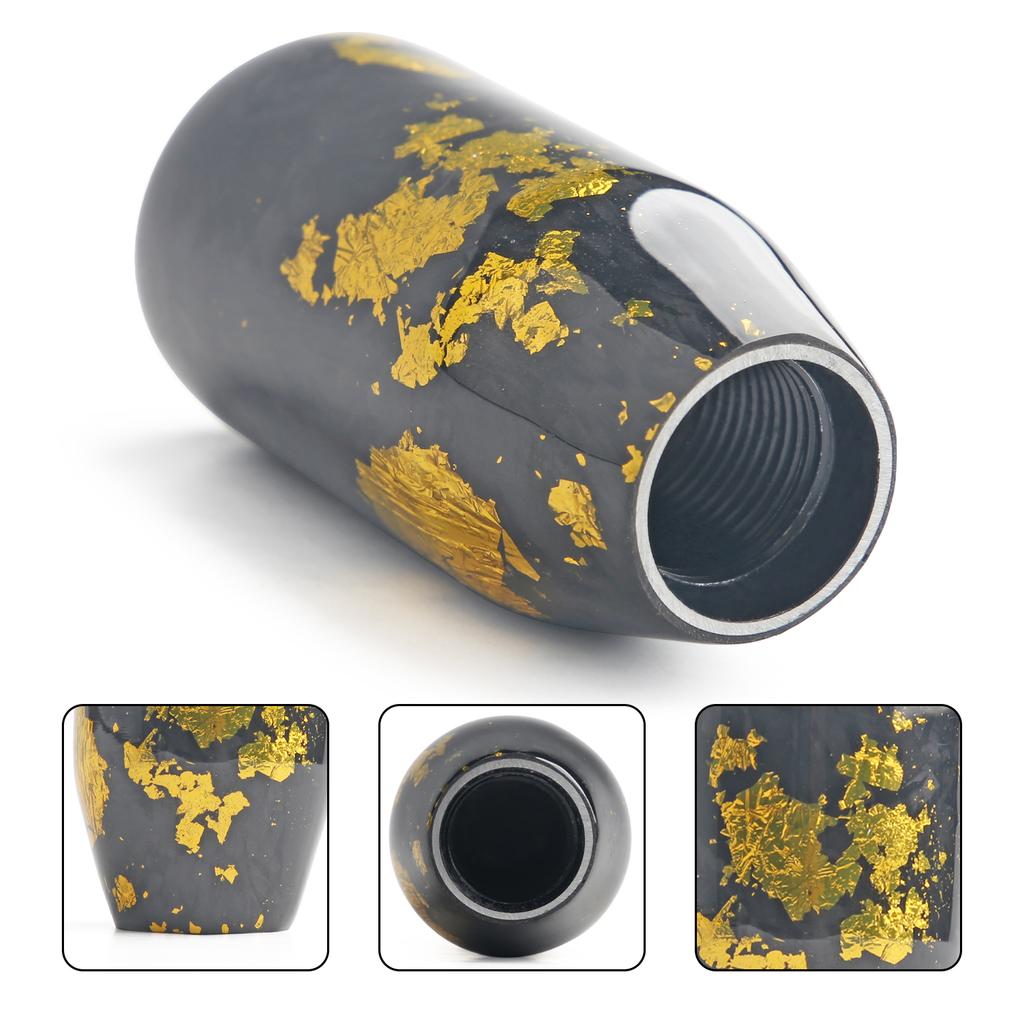 Racing Universal Forged Fiber Gear Shift Knob Cylindrical And Spherical Shift Knob For Most Car Decorations Accessories