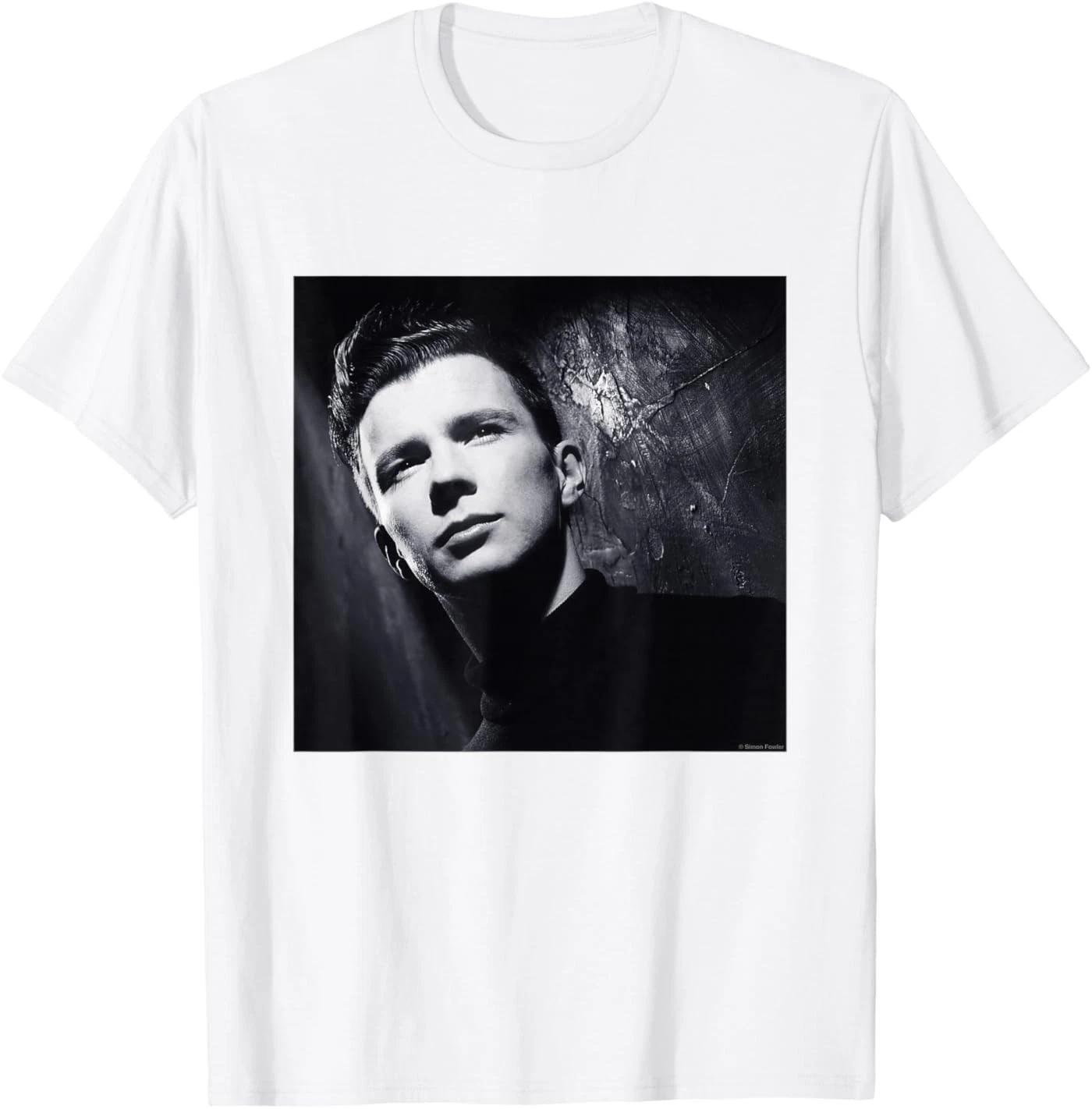 Rick Astley Portrait Unisex T-Shirt L