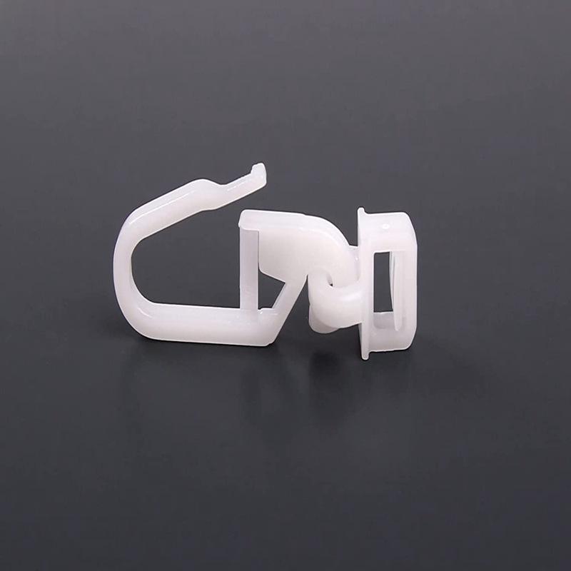 Little Wings 34mm Silent PVC Curtain Track Roller Hook with Ball Bearings