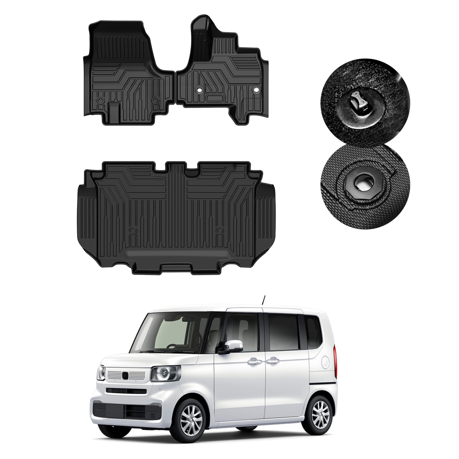 

GIMUYA Honda New JF5 JF6 3D Floor Mats Waterproof 3D Structure NBOX Custom JOY October Exclusive Design Car Mat TPE Material Resistant Accessories