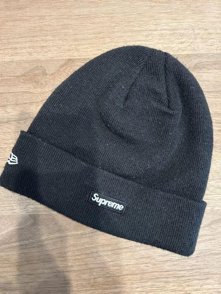 [USED] Supreme S Logo Knit Hat in Black