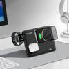 HT-543 3 in 1 Foldable Magnetic Wireless Charging Stand for Phone/Earbuds/Watch 15W Fast Charge Phone Holder