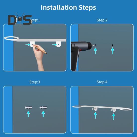 Wandhalterung für Spielekonsolen, platzsparendes, einfach zu installierendes Spielekonsolen-Controller-Regal für PS5-Portal