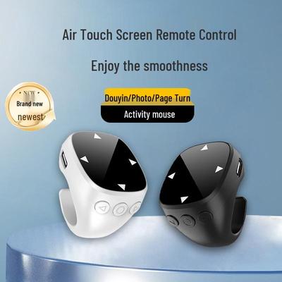 Bluetooth Touch Screen Ring Remote: Multi-Function Mouse for Phone, Video Control, Page Turning, and Photo Capture
