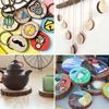 10 stuks Houten Schijven Schildersbord Onbewerkt Natuurlijk Grenen Ronde Schijven Cirkels Foto Fotografie DIY Knutsels Bruiloftsfeest Decor