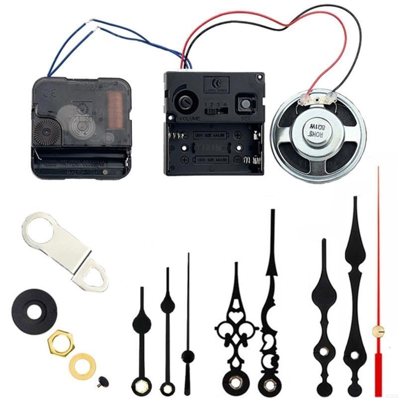 62KD DIY Quartzs Clock Mechanism Set Battery Powered Motor Replacements 12888 Clock Movement for Wall Clocks for Hobbyists