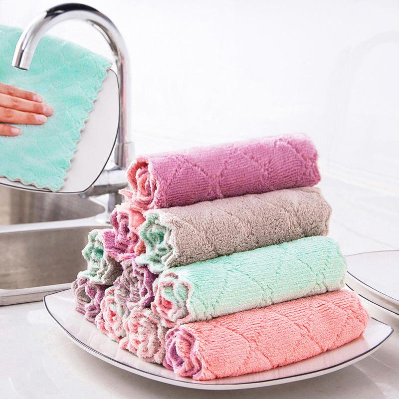 Thickened Absorbent Dishwashing and Cleaning Towel