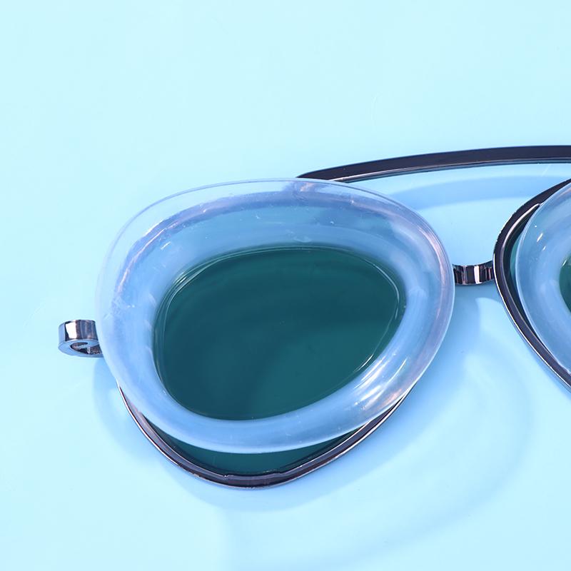 Retro Swimming Goggles Adjustable Swim Glasses Uv Protection Wide View Big Frame Swim Diving Glasses No Leaking