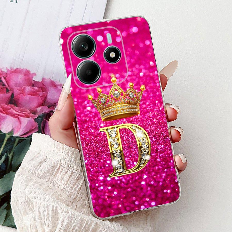 New Letter Painted Case for Xiaomi Redmi Note 14 Pro 5G Soft Silicone Fundas Soft Silicone Shell for Redmi Note14 5G 14Pro Capa