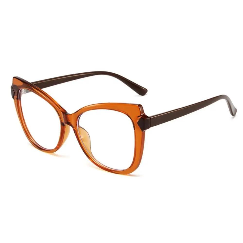 

Роскошный бренд Оверсайз очки для чтения Кошачий глаз Женские 2024 Винтажные очки TR90 Компьютерные очки с защитой от синего света Леопардовые Красные +375