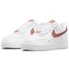 Nike Air Force 1 07 Essential Weiß Rost Rosa Damen Turnschuhe Rost-Rosa CZ0270-103