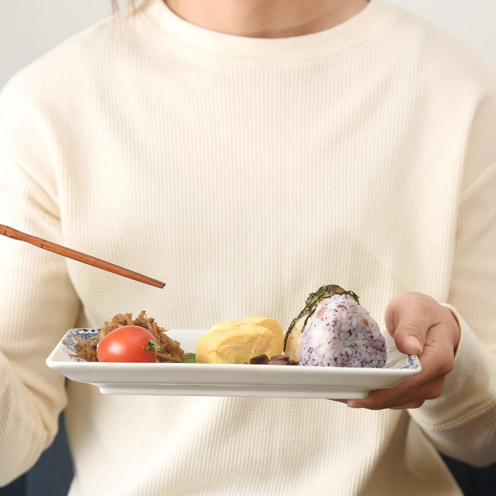 Natural69 cocomarine obdélníková Manta Mikrovlnka a myčka na nádobí Vyrobeno ve Skandinávii Dárek [Hasami ware] talíř, / Nádobí, bezpečné, Japonsko, styl,