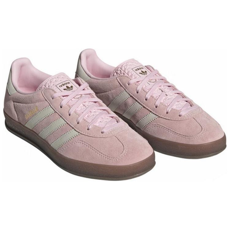 Adidas  Gazelle Indoor Clear Pink Gum Women Sneakers Off-White JI2716