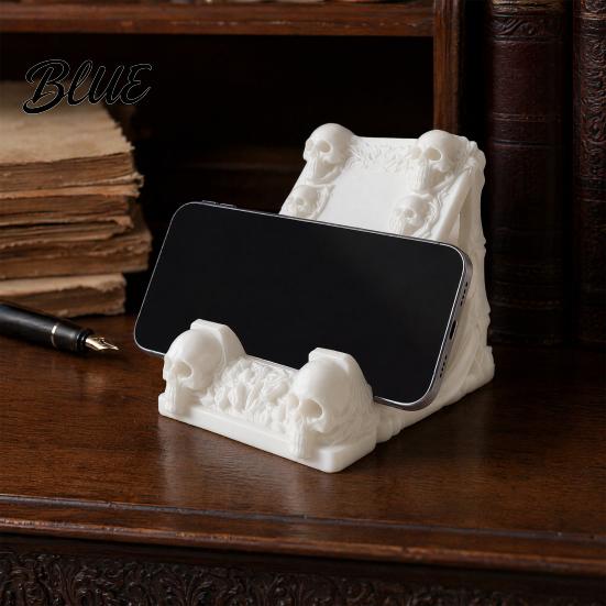 Adjustable Phone Holder 3D Printed Skeleton Mobile Holder Universal Stand Decorative Support Creative Skulls for All Models Ornament