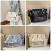 Solid Color Transparent Itabag Badges Display Plate Crossbody Bag Casual Harajuku School Bag  DIY