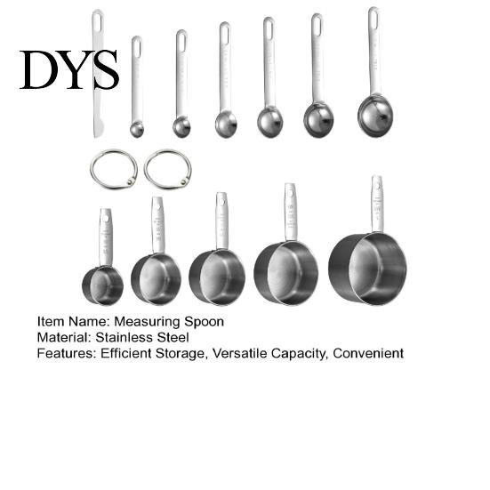 Rust-free Measuring Utensils 12Pcs Cups Spoons Set 5 Stainless Steel Nesting Kitchen Organization Essentials 6 1 Stick Baking Cooking Gadgets