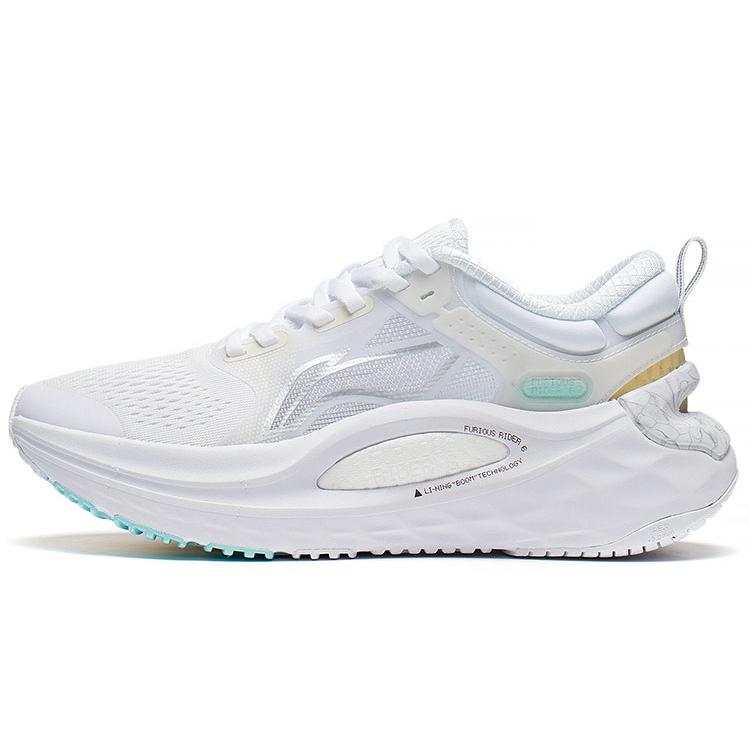 New LiNing Furious Rider 6.0 Support Low Top Running Shoes Women's White ARZS002-13