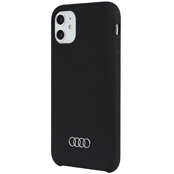 Audi Silikondeksel Iphone 11 / Xr 6.1 Svart/Black Hardcase Au-Lsrip11-Q3/D1-Bk