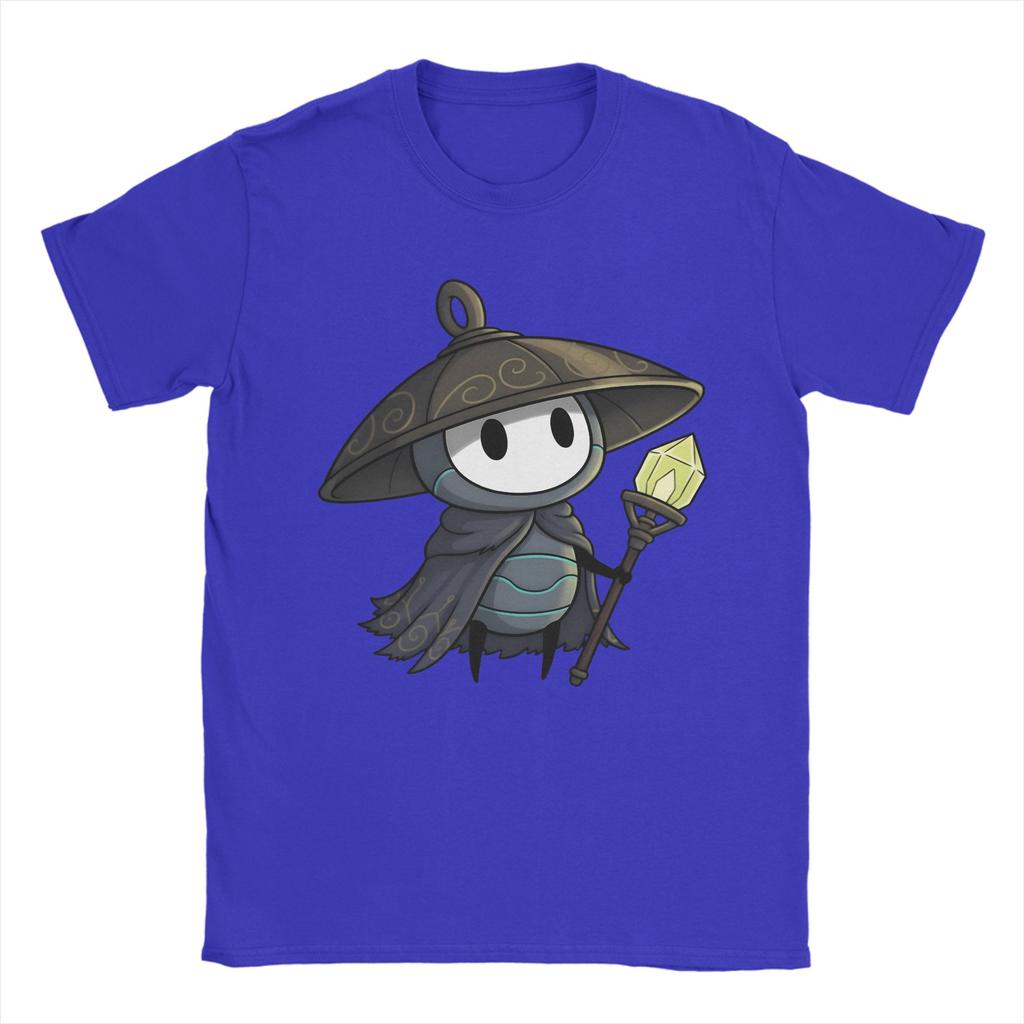 Hollow Knight Silksong Sherma Koszulki Unisex Koszulka Vintage Krótki Rękaw Okrągły Dekolt Koszulki 100% Bawełna Ubrania Plus Size