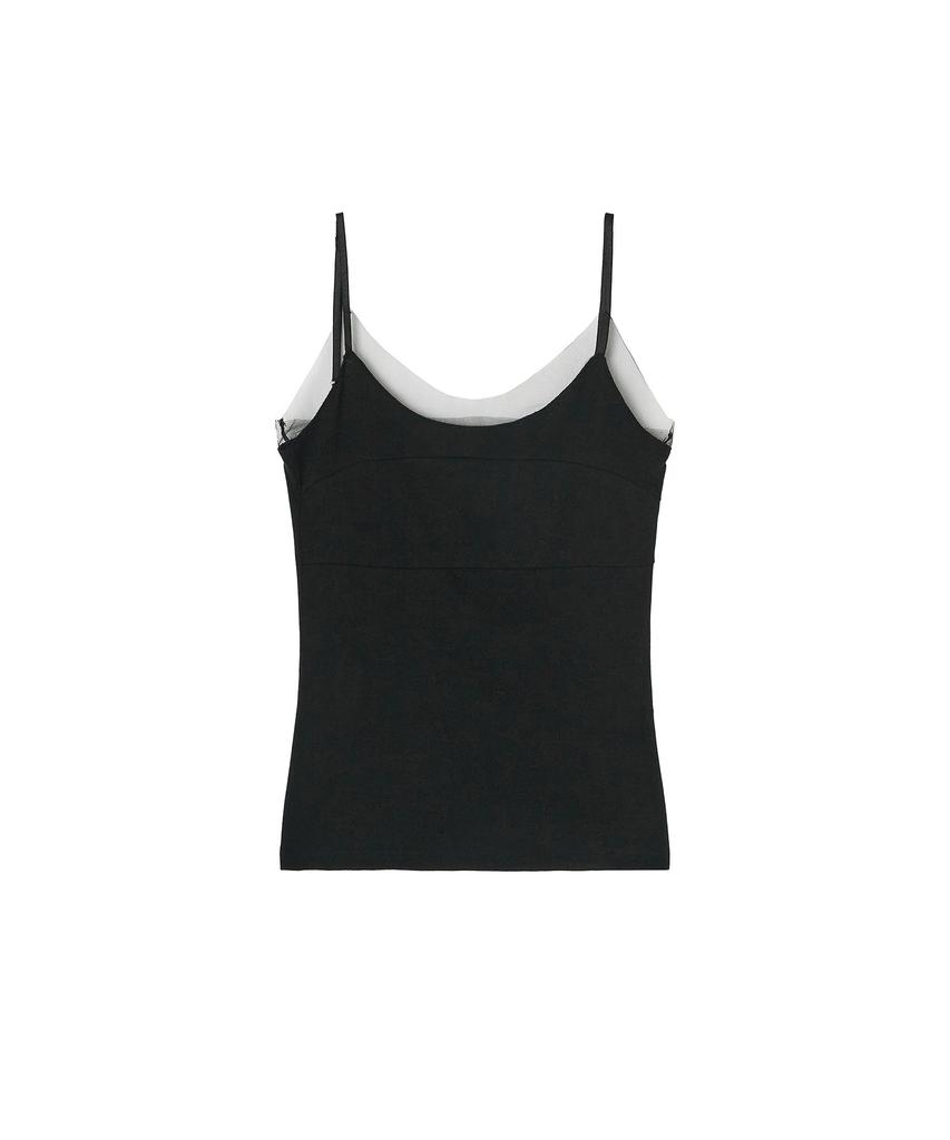 Meibeoyu Flori Sleeveless T-Shirt _ Black