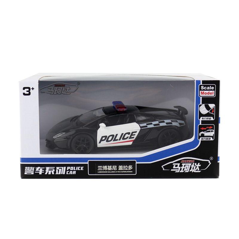 

Police Car Gallardo Alloy Model Toy For Play And Display Enthusiasts