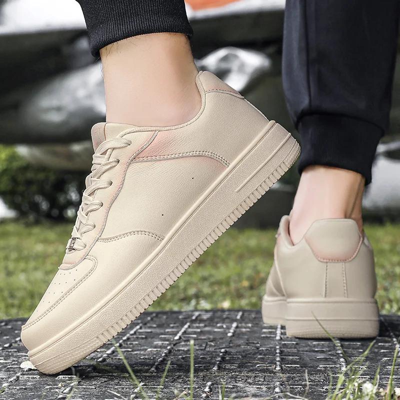 New Couple Little White Shoes Versatile Men's and Women's Leisure Sports Board Shoes Size35-44 Colored Leather Sports Shoes