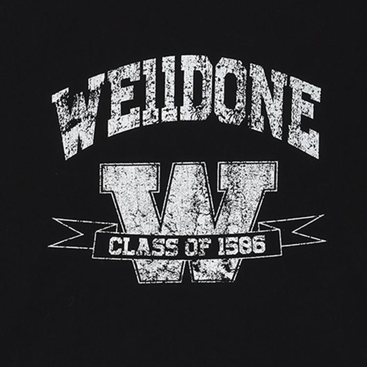 WE11DONE Graphic print T shirt WD-TT2-25-743-U-BK