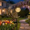 Hummingbird Moon Solar Garden Stake Light Waterproof for Lawn