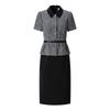 PORTS Women's Patchwork Faux Two-Piece Dress