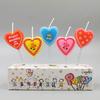 Bell Bright Cartoon Printing Little Love Birthday Candle Color Creative Retro Love Cake Decorative Candle