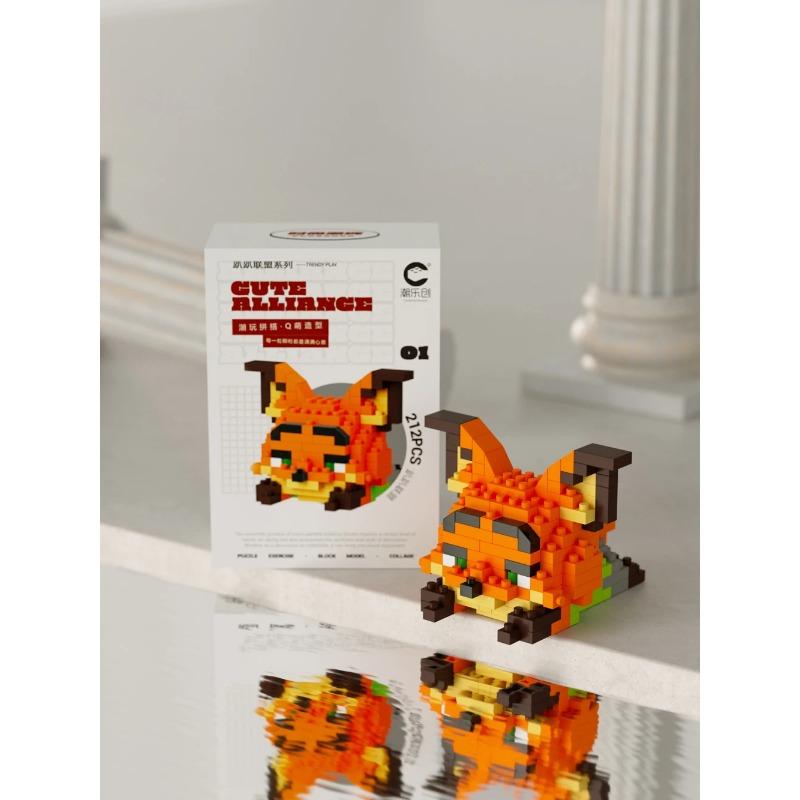 MINISO Cartoon Ornaments Micro Building Blocks Action Figures Nano Blocks Disney Sanrio Kids Toys Christmas Birthdays Gifs