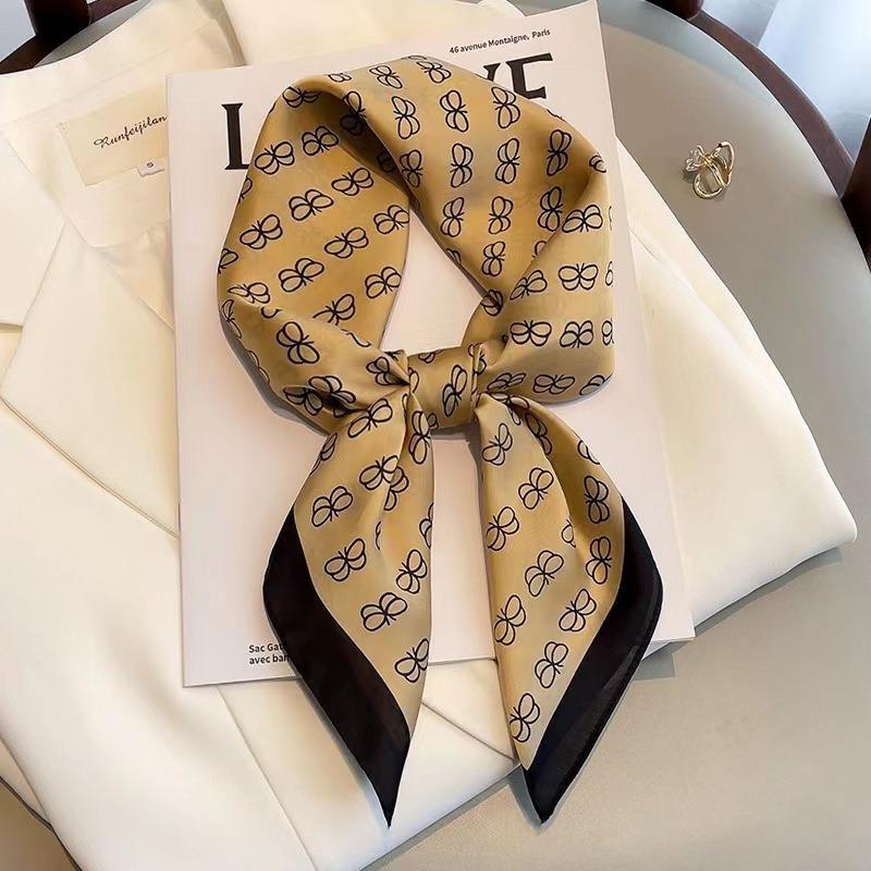 

Квадратный шарф с принтом, хиджаб для женщин и девочек, атласная шелковая бандана, мусульманская повязка на голову, шейный платок, повязка на голову, платок, платок 1 pc