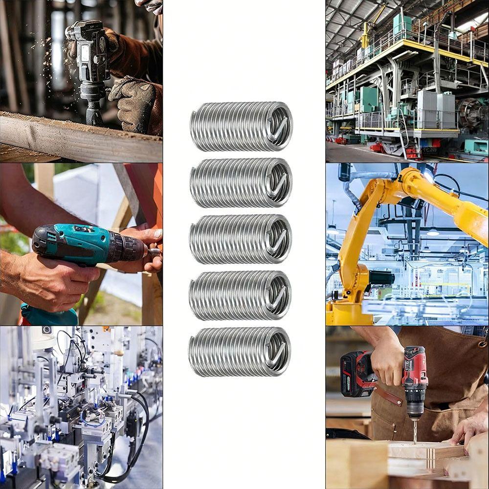 M3-M5 Combination Wire Thread Inserts High Strength Thread Protection Inserts  Thread Repair