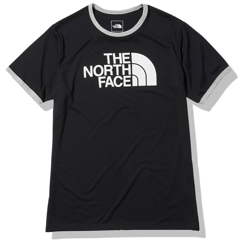 

The North Face Мужская футболка с коротким рукавом, рингер, быстросохнущая, защита от УФ-лучей, L, абсорбирующая, сушащая, антибактериальная, дезодорирующая, антистатическая, защита, черная, чёрный