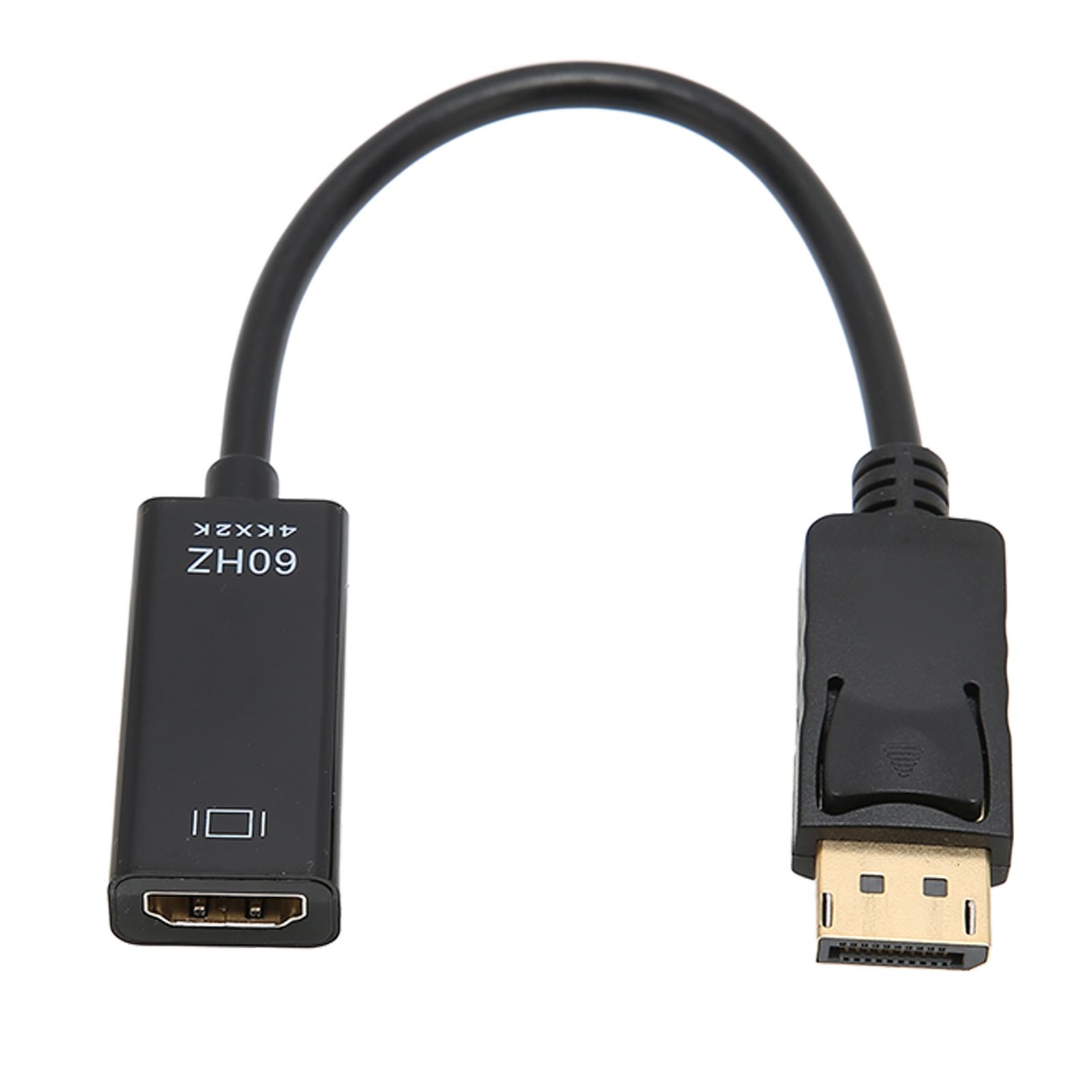 

Активный адаптер DisplayPort — интерфейс HD Multimedia 4K 60 Гц Компьютерный ТВ-кабель для компьютеров HP