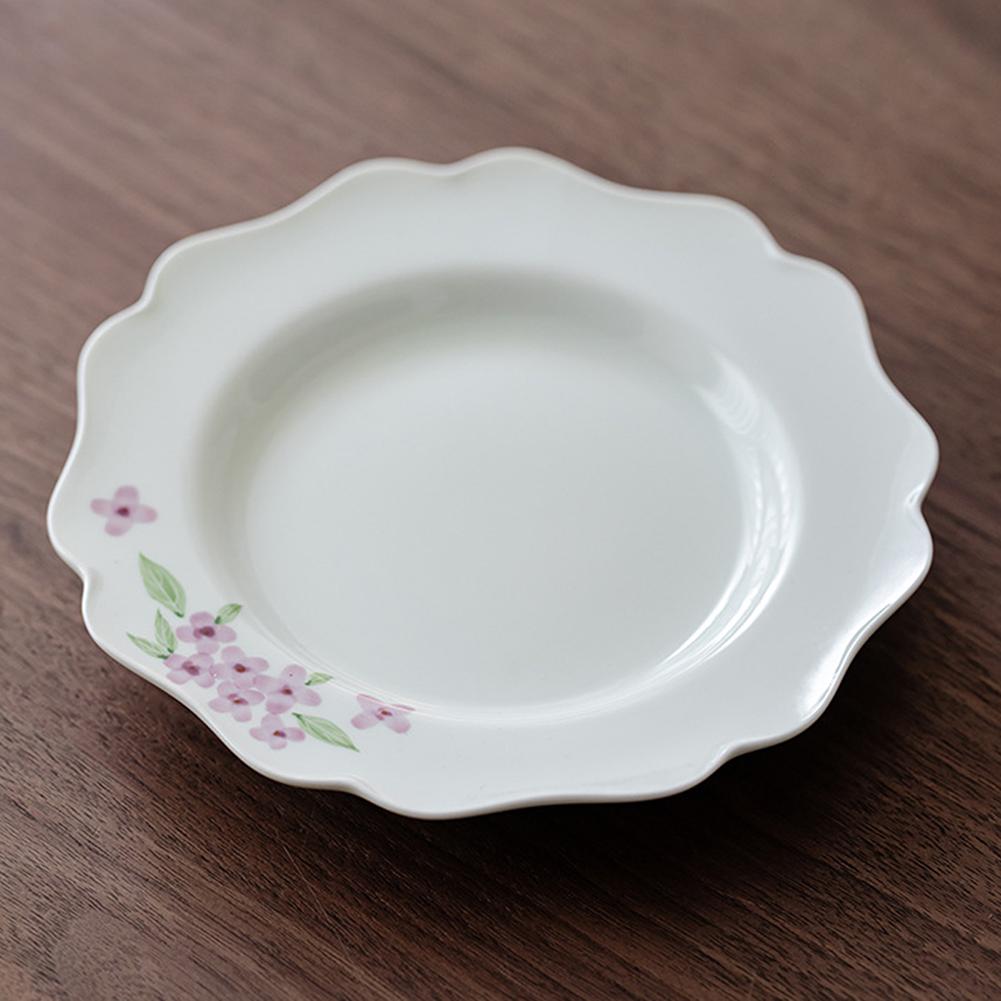 Serving Tray For Serving Tea Snacks Insulation Ceramic Dish Tray For Household